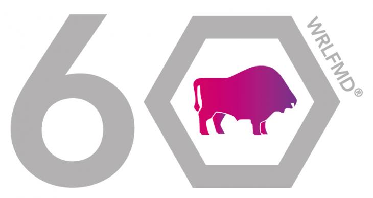 WRLFMD 60th anniversary logo